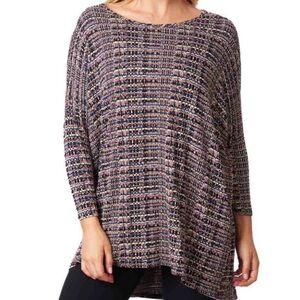 Tianello "Joaquin" French Jersey Knit "Chili" Tunic